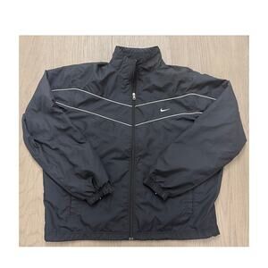 Nike Full Zip Windbreaker Jacket Men’s XXL Black Style 341569-011